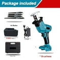 thumbnail image 2 of 3600W 12000SPM Brushless Cordless Electric Reciprocating Saw Variable Speed Metal Wood Cutter Tool, 2 of 7