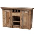 thumbnail image 1 of Baxton Studio Albert Modern and Contemporary Farmhouse Rustic Finished Wood 2-Door Dining Room Sideboard Buffet, 1 of 5