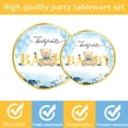 thumbnail image 4 of CHUANK 120-Piece Adorable Bear Themed Baby Shower Tableware Set - Premium Disposable Dinnerware for Festive Celebrations  Create a Memorable Birthday or Holiday Scene Decor with Hassle-Fr, 4 of 7