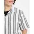 thumbnail image 4 of No Boundaries Men's Textured Shirt with Short Sleeves, Sizes XS-4XLT, 4 of 5