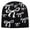 Black, variant on Winter Beanies Bow Print Fleece-Lined Beanie with Earflaps,Warm Windproof Beanie Hat for Men & Women