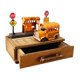 thumbnail image 1 of Organizador de escritorio de madera, cajón, cocina, oficina, hogar, contenedor, tocador, caja de almacenamiento Autobús escolar, 1 of 8