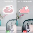 thumbnail image 4 of Indoor Wall Light, Modern Cloud Shape Wall Light, Warm White-Natural White-Cool White Tri-Color Wall Light for Children's Bedroom, 4 of 5