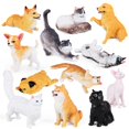 thumbnail image 2 of Figuras de perro y gato para decoración del hogar, Mini Ragdoll, Corgi, Golden Retriever, Shiba Inu, juguetes en miniatura de PVC, 1 piezas qiuyongming unisex, 2 of 2