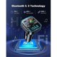 thumbnail image 4 of Adaptador Bluetooth 5.3 para coche PD+QC3.0, transmisor FM y cargador rápido para coche, kit manos libres para radio de coche inalámbrica, 4 of 5