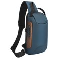 thumbnail image 4 of Segolike Fashion Men Chest Bag Crossbody Bag Backpack, Men's Hiking Bag Shoulder Chest Bag Backpack for Hiking Sports Climbing Walking Blue Gold, 4 of 8