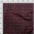 thumbnail image 2 of oneOone Polyester Lycra Maroon Fabric Snake Animal Skin Dress Material Fabric Print Fabric By The Yard 56 Inch Wide, 2 of 4