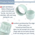 thumbnail image 3 of Cookie Cutters-Two Side Round Cookie Cutter,Biscuit Cutters and Fondant Cake Mold-Plastic Cookie Cutter Set of 8., 3 of 4