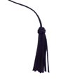 thumbnail image 1 of Borlas Crafting 5cm Cortina Beanie Poly Peach Tassel Charm Colgante Accesorio para bolsos Llavero Negro Hugo borla, 1 of 3