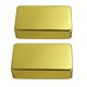 thumbnail image 2 of 2 cubiertas selladas de latón para pastillas humbucker para guitarras eléctricas musicales Oro, 2 of 7