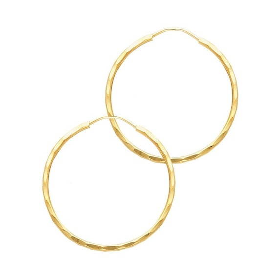 14KY 1.5mm Hoop Earrings