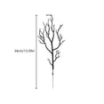thumbnail image 3 of Miwamany 10pc Halloween Artificial Branches, Black Bare Twigs for Vase Fillers, Home Table Mantel Scary House Decor, Spooky Creepy Tree Stems (5.9in), 3 of 7