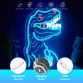 thumbnail image 4 of Letrero de neón Jimeva Dinosaur T-REX para decoración de pared, regulable por USB, 4 of 6