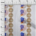 thumbnail image 1 of oneOone Cotton Flex Light Brown Fabric Geometric & Mandala Watercolor Sewing Fabric By The Yard Printed Diy Clothing Sewing Supplies 40 Inch Wide, 1 of 4
