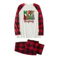 thumbnail image 3 of Odeerbi Matching Family Christmas Pajamas Sets Parent-Child Merry Christmas Warm Two-piece Set Xmas Printed Home Wear Jammies Set Loungewear Sleepwear for Kids, 3 of 8