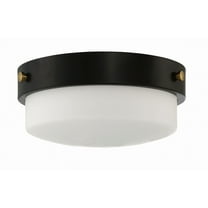 X3212-FB Craftmade Lighting Oak Street - 2 Light Flush Mount-Flat Black Finish