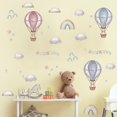 thumbnail image 2 of Conjunto de globos aerostáticos nubes MACHAO pegatinas de pared decoración, 2 of 5