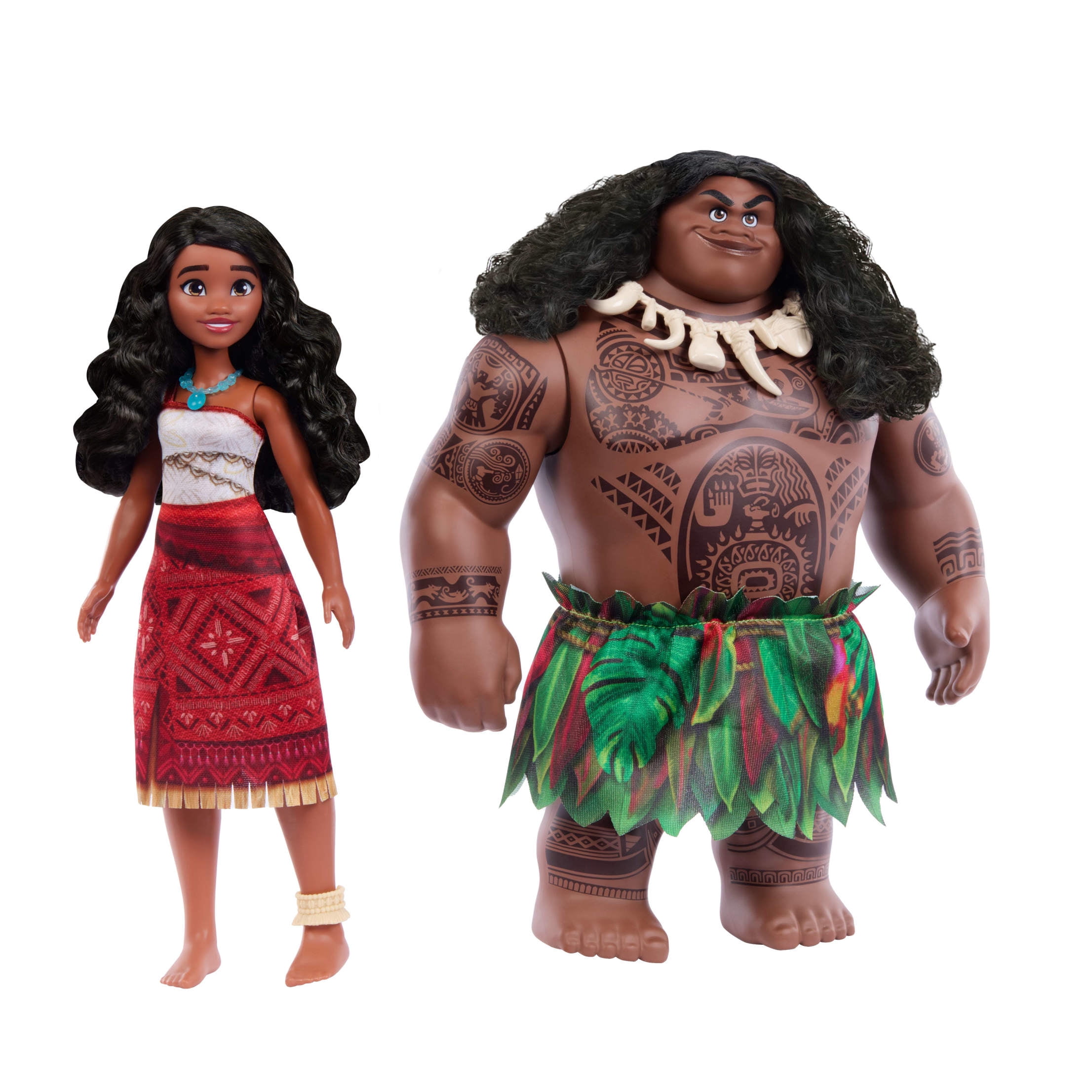 Disney Moana 2 Moana & Maui Voyager Set with 2 Fashion Dolls & 4 Accessories, Inspired by the Movie