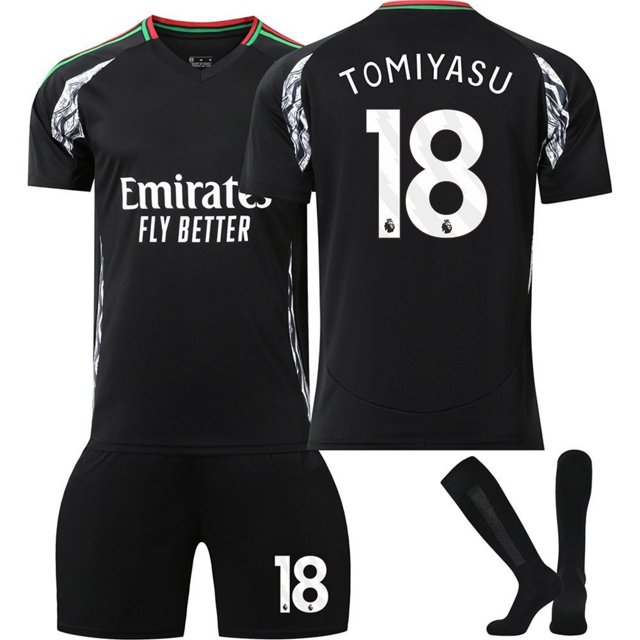 GZSL 2425 England Soccer Club Away Training Jersey, NO.18 Fans Trainning Football Jerseys Kits For Kids And Adult 3 Piece Set