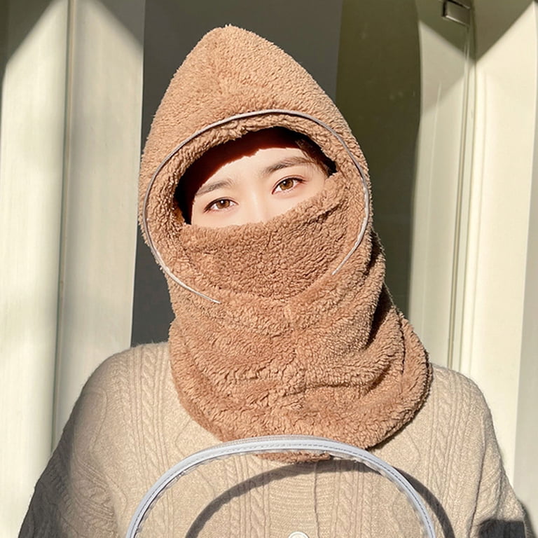 Women\'s Balaclava Winter Face Mask Cover Hat Cap Scarf Anna-Kaci Winter Fleece Face Mask Balaclava Warm Neck Face  main image 2