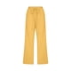 thumbnail image 4 of Pantalones capri de lino de cintura alta para mujer de Umfun, pantalones de talla grande, pantalones deportivos de control de abdomen, amarillo L, 4 of 5