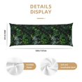 thumbnail image 3 of Fotbe Lush Foliage Green Plant Funda para Almohada Corporal con Diseño, Funda de Microfibra Ultrasuave de 20x54 Pulgadas, Ropa de Cama Elegante, 3 of 7