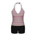 thumbnail image 3 of RXMEKW Plus Size Swim Top for Women with Built-In Bralette, Adjustable Straps and Split Back Design, Matching Bottoms for Beach or Pool, 3 of 7