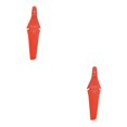 thumbnail image 3 of Soidarity Guardabarros de plástico para bicicleta, guardabarros trasero para bicicleta, suministros decorativos para ciclismo, naranja Type2 NO2 Soidarity CBP167704, 3 of 6