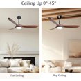 thumbnail image 3 of Universal Sloped Ceiling Fan Adapter for Angled Ceiling Up to 45° (Black), 3 of 5