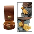 thumbnail image 1 of Soporte para guantes de cuero PU, guantes de trabajo con hebilla segura, herramienta para colgar en la cintura, guantes multifuncionales, soporte de, 1 of 8