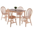 thumbnail image 3 of Ravenna 5pc Drop Leaf Dining Table with Chairs, 3 of 4