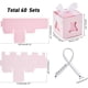 thumbnail image 4 of 60 cajas de dulces para baby shower, cajas plegables con forma de osito, caja de regalo de papel rosa con cinta, ideal para fiestas de cumpleaños., 4 of 6