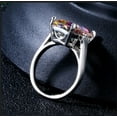 thumbnail image 4 of Mystic Topaz Emerald Cut Embellished Ring - Size 7, 4 of 4
