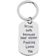 thumbnail image 2 of ZHAOCHENG Llavero con texto en inglés Drive Safe I Love You para hermano, hermana y mejor amigo, 2 of 5