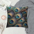 thumbnail image 2 of Leisuo case for Hair and Skin , Peacock Bird Feather Pillowcase Cases with Envelope Closure Soft Cooling Pillow Covers Gift for Women Men, 2 of 5