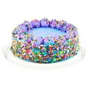 Marketside Unicorn Ice Cream Cake, White Cake and Cake Batter Ice Cream, Serves 12, 30oz