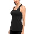 thumbnail image 4 of Attraco Workout Tank Top for Women Slim Fit Yoga Top Open Back Gym Muscle Shirts, 4 of 6