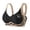 Black, variant on SROBPTY Plus Size Bras for Women, Womens Everyday Bras, Women Heart Print Color Block Lifting Push Up Side Support Everyday Bras Blue,L