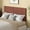 Wall-Mount + Queen + Walnut, variant on Modern Wooden Headboard with Arched Corrugated Design, Queen Size Oak Headboard with Vertical Grain, Farmhouse Vintage Bed Headboard, Easy Assembly Bedroom Furniture, Oak