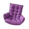 thumbnail image 4 of Cojín para silla tipo huevo con relleno suave, cojín universal para muebles de patio para el ocio. Violeta, 4 of 8