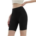 thumbnail image 2 of Wiyuqeen Biker Shorts Women with Pockets High Waist Butt Lifting Yoga Workout Shorts Stretchy Tummy Control Shorts Solid Gym Shorts, 2 of 3