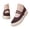 Coffee, variant on Women's Walking Shoes Mary Jane Falt Shoe with Double Buckles Strap Ladies Breathable Casual Sandals for Elderly Coffee Size 6.5
