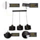 thumbnail image 5 of Lámpara colgante dark decor, acabado negro, 3 luces E27 40W., 5 of 6