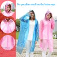 thumbnail image 3 of Disposable Raincoat Adult Raincoat Outdoor Travel Hiking Raincoat, Disposable Supplies, 3 of 4