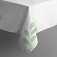 thumbnail image 4 of Floral Square Tablecloth 42x42in(107x107cm) – Waterproof Polyester Printed Table Cover, Wrinkle Resistant & Washable for Kitchen Dining Picnic Party Decor, Thanksgiving,Christmas, Spring,Flower, 4 of 6