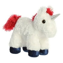 Aurora - Small White Mini Flopsie - 8" Star Unicorn - Adorable Stuffed Animal