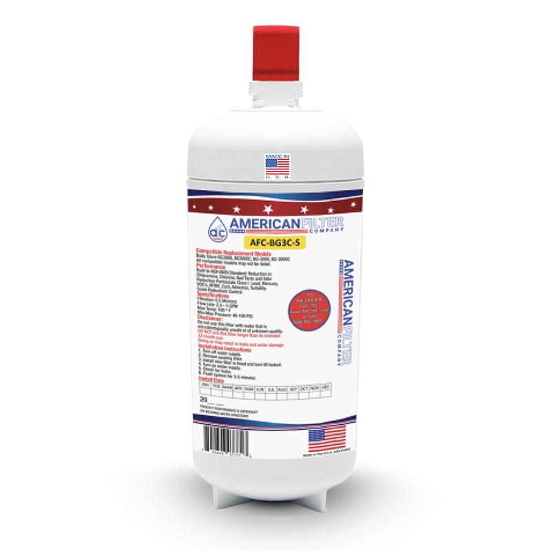 American Filter Company™ AFCBG3CS Water Filter to Body
