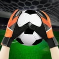 thumbnail image 3 of Goalkeeper Gloves, 1 Pair Gloves Protective Anti-Collision Faux Leather Children Goalkeeper Gloves for Football Game, 3 of 8
