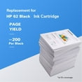 thumbnail image 4 of onn. Remanufactured HP 62 Black Ink Cartridge, (360229722), 4 of 4