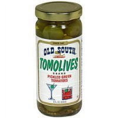 Old South Tomolives Pickled Green Tomatoes 16 Oz Jar, Hand-Picked